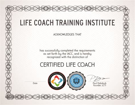 free life coaching certifications.